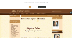 Desktop Screenshot of preghiereonline.it